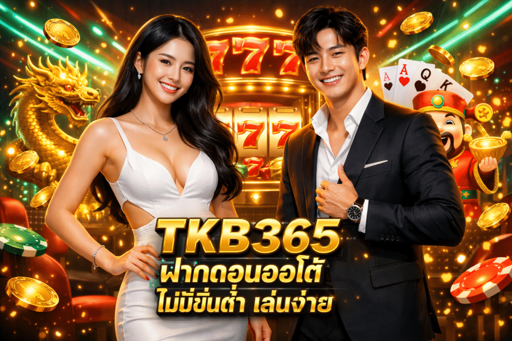 TKB365 ฝากถอนออโต้ ไม่มีขั้นต่ำ เล่นง่ายบนมือถือ
